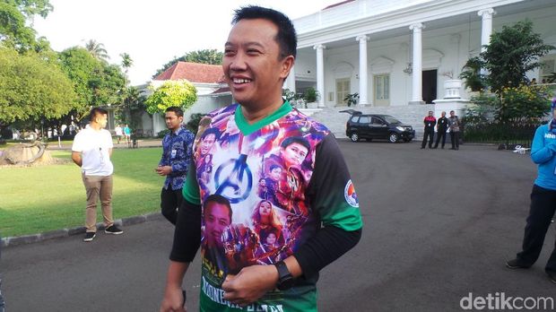  Menpora Imam Nahrawi di Istana Bogor, Sabtu (12/5/2018)