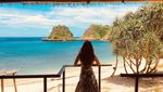 Liburannya Marion Caunter, Model Cantik Malaysia di Lombok