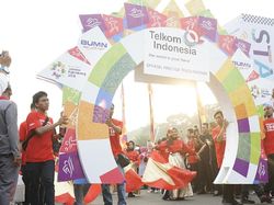 Telkomsel Ikut Meriahkan Parade Asian Games 2018