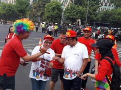 Telkomsel Ikut Meriahkan Parade Asian Games 2018