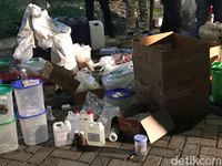 Penampakan Bahan Peledak dari Rumah Bomber Gereja Surabaya