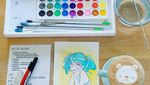 Asyik Banget! Bisa Ngemil Macaron Totoro Sambil Menggambar di Kafe Seni Ini