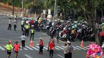 Lalin Sekitar Monas Buka-Tutup Selama Parade Karnaval Asian Games