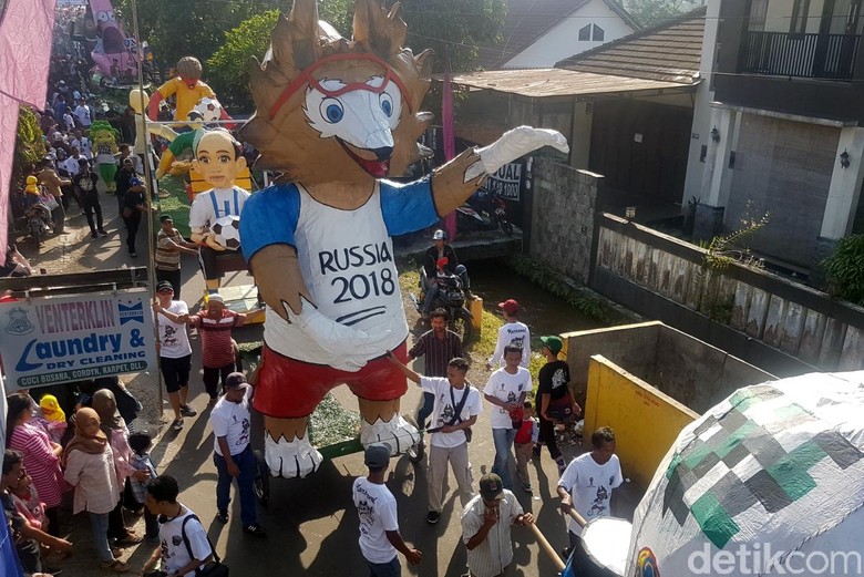 Meriahnya Kampung Piala Dunia di Kadudampit Sukabumi Meriahnya Kampung Piala Dunia di Kadudampit Sukabumi