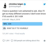 Ini Pertanyaan Soal Lasagna yang Bikin Chrissy Teigen Malu Bertanya 