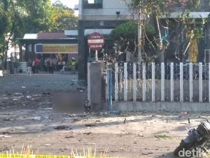 Dua Anggota Polisi Korban Bom Gereja Santa Maria Naik Pangkat