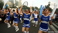 Ribuan peserta ambil bagian dalam perhelatan tersebut.