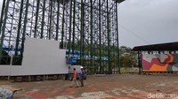 Setelah renovasi selesai, venue dapat digunakan untuk persiapan para atlet. Dok. Federasi Panjat Tebing Indonesia.