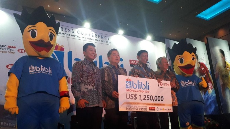Indonesia Terbuka 2018: Tawarkan Hadiah Besar untuk Pemain, Manjakan Penonton Indonesia Terbuka 2018: Tawarkan Hadiah Besar untuk Pemain, Manjakan Penonton