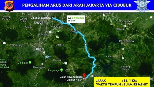 jalur alternatif menuju puncak