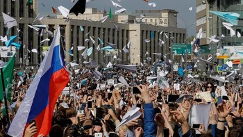 Pendiri sekaligus CEO Telegram Pavel Durov mengungkapkan bahwa pemblokiran Telegram hanya akan menimbulkan masalah baru bagi Rusia. (Foto: Reuters/Tatyana Makeyeva)