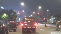 Tak berapa lama, mobil Gegana meluncur ke Mabes TNI AD. Hingga kini belum ada informasi lebih lanjut terkait peristiwa itu (Foto: Denita BR Matondang/detikcom)