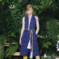 Fashion show Ikat Indonesia by Didiet Maulana yang bertajuk Mentari di Hotel Monopoli, Kemang, Jakarta, Selasa [8/5/2018]. Foto: Mohammad Abduh/Wolipop