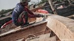 Melihat Uniknya Proses Pembuatan Kapal Nelayan di Jakarta