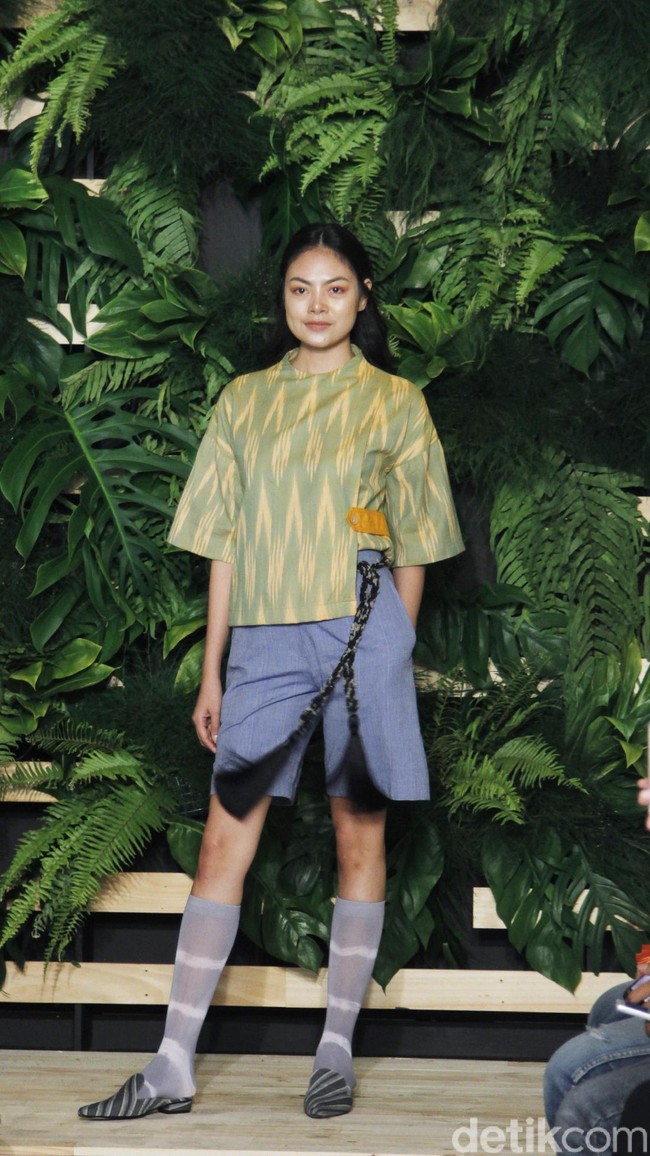 Fashion show Ikat Indonesia by Didiet Maulana yang bertajuk Mentari di Hotel Monopoli, Kemang, Jakarta, Selasa [8/5/2018]. Foto: Mohammad Abduh/Wolipop