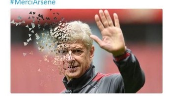 Selain Carrick, Arsene Wenger pun memutuskan untuk berpisah dengan Arsenal setelah melatih tim asal London selama 22 musim. (Foto: Twitter)