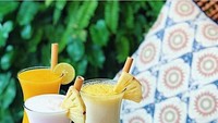 Wah segar banget minumannya nih. Berbagai minuman dingin jadi menu andalan di restoran ini. Cocok dinikmati di suasana panas seperti di Bali.  Foto: @batik_restaurant_bar
