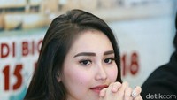 Ayu Ting Ting saat ditemui di promo film terbarunya Dimsum Martabak. Foto: Ismail/detikHOT