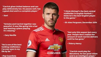 Bukan cuma dari Ferdinand, sejumlah tokoh ternama di dunia sepak bola pun juga melayangkan pujian terhadap pemain yang berposisi sebagai gelandang ini. (Foto: Twitter)