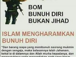 Gambar Pengobar Semangat Lawan Teroris Banjir di Medsos