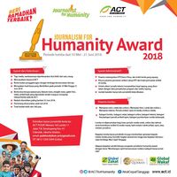 ACT Gelar Lomba Jurnalistik Kemanusiaan
