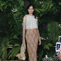 Fashion show Ikat Indonesia by Didiet Maulana yang bertajuk Mentari di Hotel Monopoli, Kemang, Jakarta, Selasa [8/5/2018]. Foto: Mohammad Abduh/Wolipop