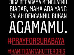 Gambar Pengobar Semangat Lawan Teroris Banjir di Medsos