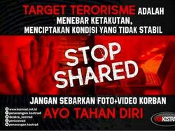 Gambar Pengobar Semangat Lawan Teroris Banjir di Medsos