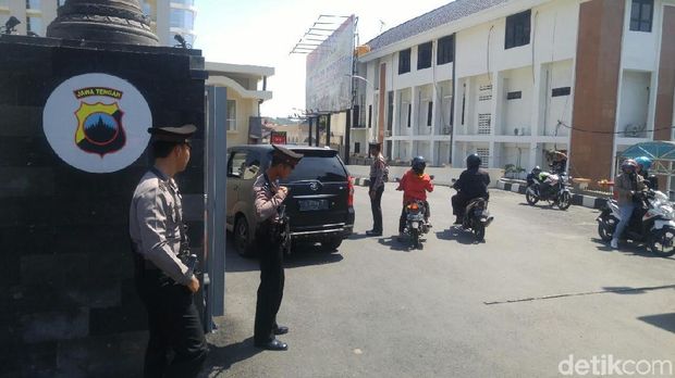 Suasana Polda Jateng hari ini. 