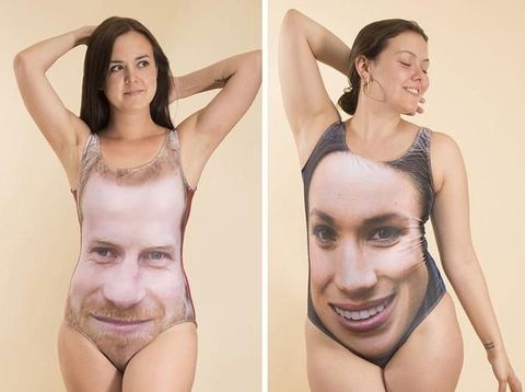 Pakaian Renang Gambar Wajah Pangeran Harry & Meghan Markle Jadi Viral