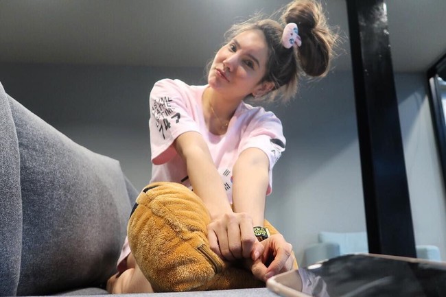 Baipai kerap kali membagikan berbagai aktivitasnya di Instagram termasuk ketika dirinya tengah olahraga dan liburan. Foto: Instagram