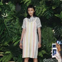 Fashion show Ikat Indonesia by Didiet Maulana yang bertajuk Mentari di Hotel Monopoli, Kemang, Jakarta, Selasa [8/5/2018]. Foto: Mohammad Abduh/Wolipop