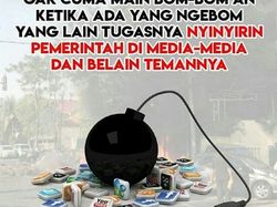 Gambar Pengobar Semangat Lawan Teroris Banjir di Medsos