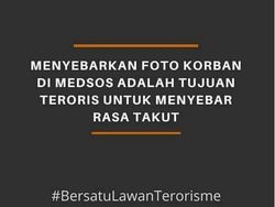 Gambar Pengobar Semangat Lawan Teroris Banjir di Medsos