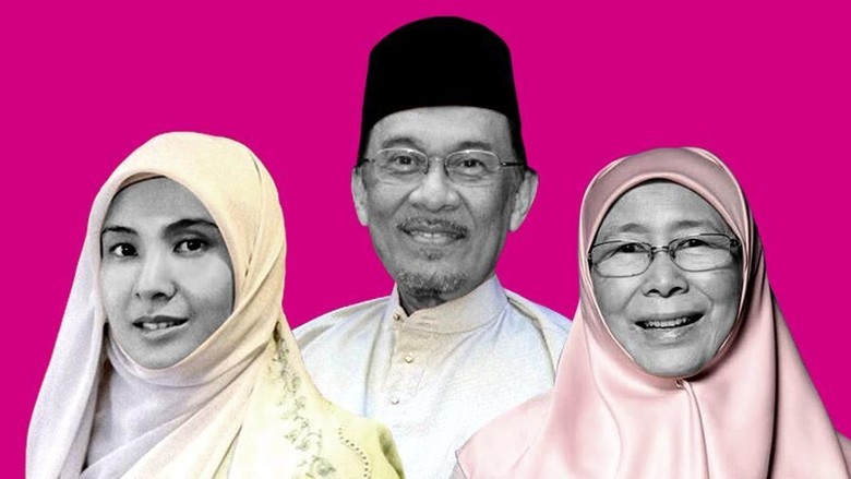 Dua Perempuan Hebat di Belakang Anwar Ibrahim Dua Perempuan Hebat di Belakang Anwar Ibrahim