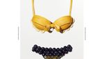 Keren! 9 Pixel Gambar Buah dan Bikini  Ini Terbuat dari Potongan Buah