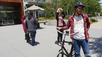 Hamdanil sudah bekerja di Google sekitar 5 tahun. Dia sekarang ikut dalam tim yang mengerjakan sistem payments Google. Foto: Fino Yurio Kristo/detikcom