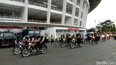Foto: Pengamanan Berlapis di Laga Persija vs Home United