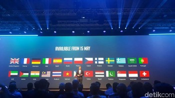 Selain di Inggris, Honor 10 juga tersedia di sejumlah negara lain, Indonesia salah satunya, mulai 15 Mei ini. Foto: detikINET/Indah Mutiara Kami