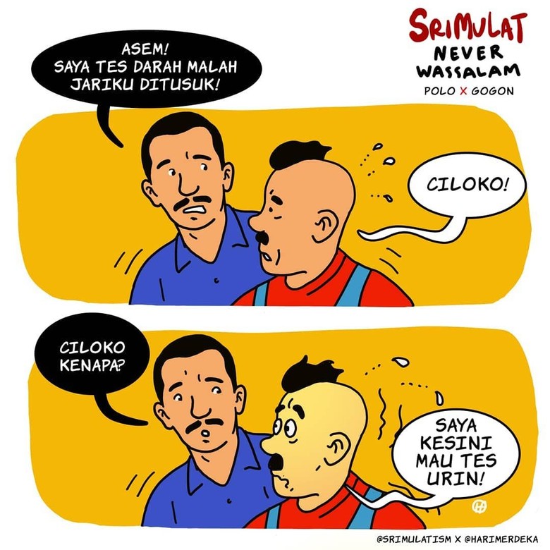 Lawakan Srimulat Dikenalkan Hari Prast Lewat Komik Ini