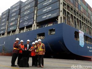 Ini Kapal Raksasa yang Dilepas Jokowi ke AS