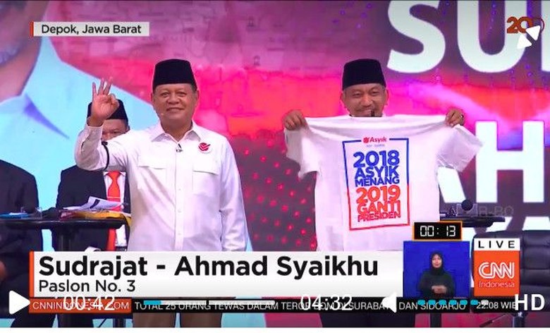 Kata Tim Sudrajat-Syaikhu soal Insiden 2019 Ganti Presiden Kata Tim Sudrajat-Syaikhu soal Insiden 2019 Ganti Presiden