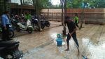 Area Parkir GKI Mulai Dibersihkan