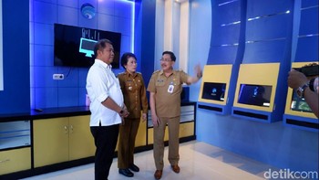 Media Center ini tidak hanya diperuntukan bagi jurnalis, tapi para blogger dan vlogger untuk berkreasi. Foto: detikINET/Adi Fida Rahman