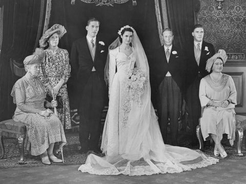 Potret jadul pernikahan keluarga Kerajaan Inggris. 