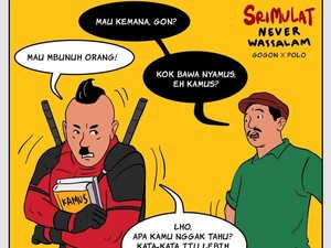 Gogon Bergaya Deadpool dengan Guyonan Khas di Komik Hari Prast