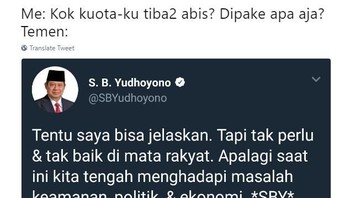 Yang fakir kuota pasti suka ngeles kayak gini nih kalau numpang hotspot teman. (Foto: Twitter)