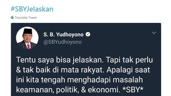 Kepergok punya yang lain, jawab gini aja biar gak runyam (atau malah ini bikin makin runyam ya?). (Foto: Twitter)