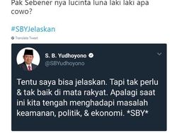 Deretan Pertanyaan Kocak Netizen Minta #SBYJelaskan