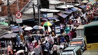 Begini suasana di Jalan Jatibaru Raya, Tanah Abang, Jakarta Pusat, Rabu (16/5/2018).